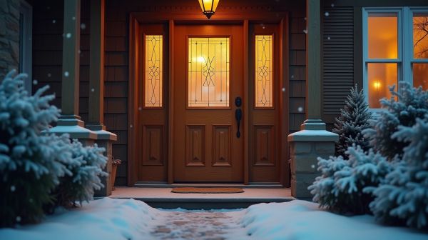 Comment isoler efficacement une porte d'entrée contre le froid