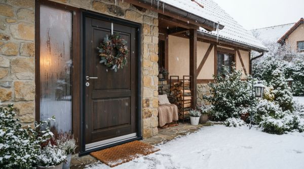 Top astuces pour garder votre porte d'entrée au chaud en hiver