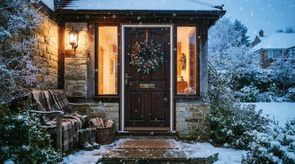 Top astuces pour garder votre porte d'entrée au chaud en hiver